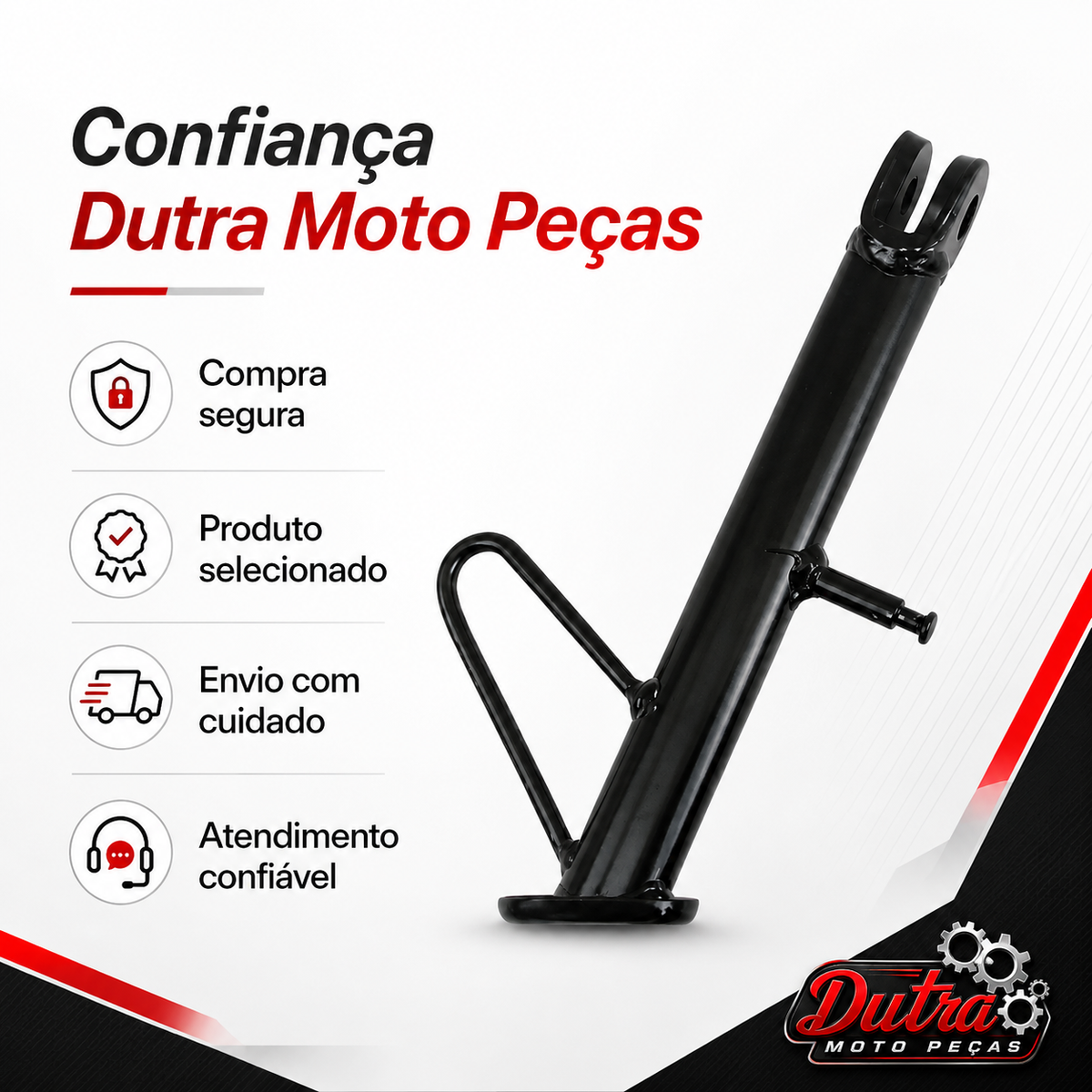 Cavalete Pezinho Descanso Apoio Lateral Cb 300 Cbx 250 Twister