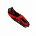 Capa Power Banco Moto Antiderrapante Universal CG Titan Fan Bros CB300 (vermelha/preta)