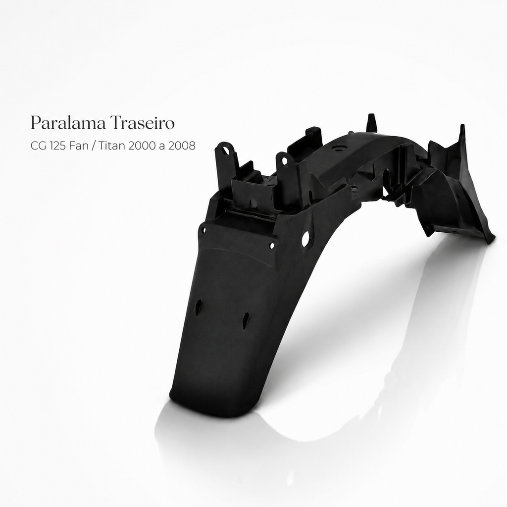 Paralama Traseiro Cg 125 Fan Titan 2000 a 2008 Melc