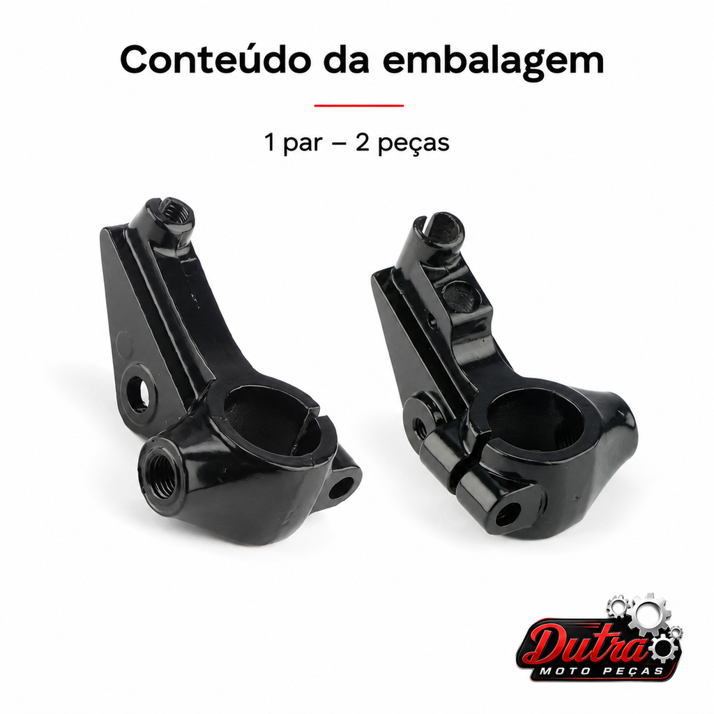 Par Manicoto Freio Embreagem Honda CG 125 150 Titan Fan KS Preto