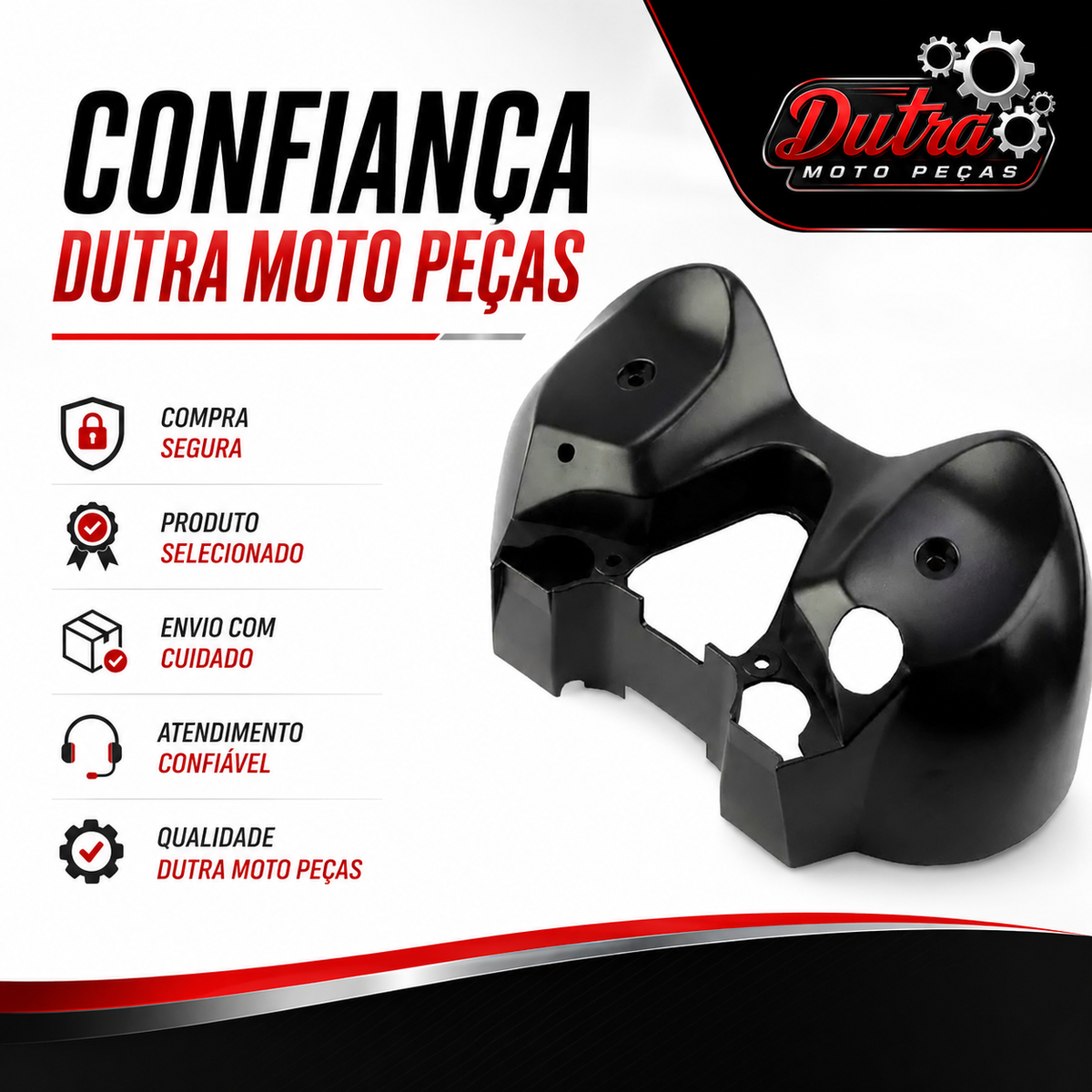 Carcaça Capa Inferior Painel Honda CG Titan 150 KS ES Fan 150 Cargo 2004 a 2008 Modelo Original