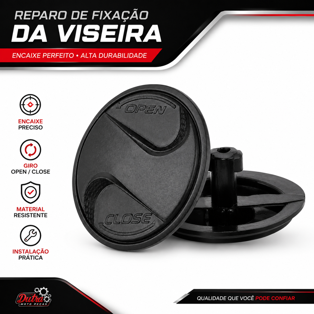 Par Botões Reparo Fixador Viseira Capacete Pro Tork New Liberty 4 R8 788 Evolution
