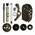 Kit Tensor Corrente Comando Completo Honda Biz 100 Pop 100 Coroa Engrenagens
