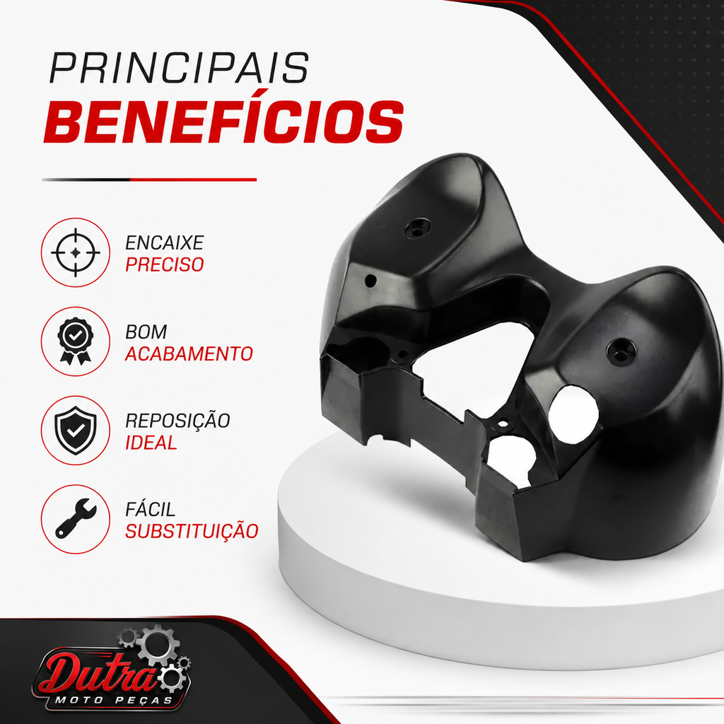 Carcaça Capa Inferior Painel Honda CG Titan 150 KS ES Fan 150 Cargo 2004 a 2008 Modelo Original