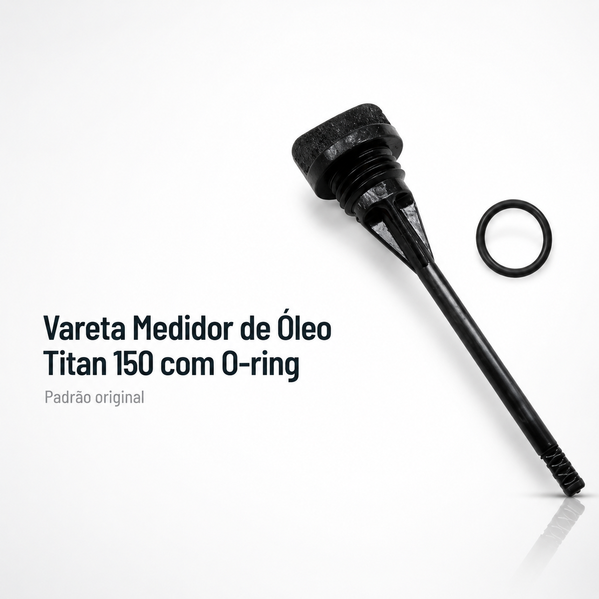 Vareta Medidor Nível Óleo Honda CG Titan 150 Com Anel O-Ring Tampa Motor