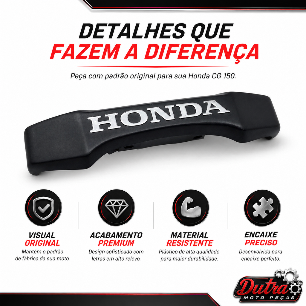 Emblema Frontal Logo Honda CG Titan 150 2004 a 2008 Fan 150 2009 a 2013