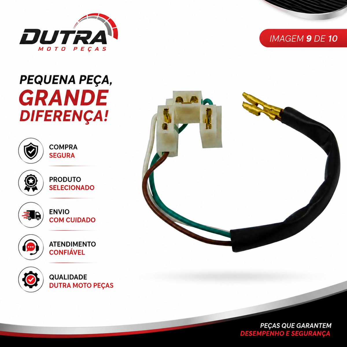 Chicote Soquete Farol Universal Lâmpada H4