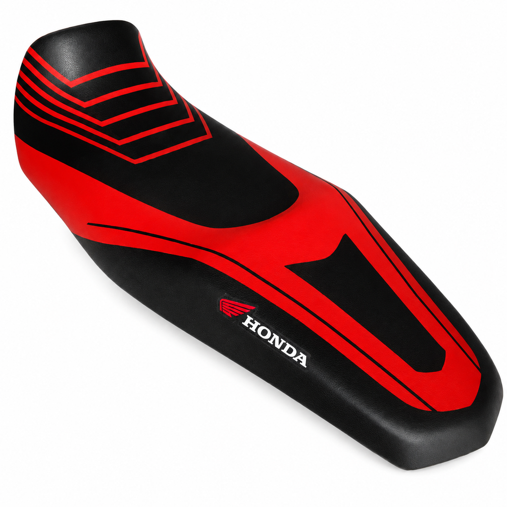 Capa Power Banco Moto Antiderrapante Universal CG Titan Fan Bros CB300 (vermelha/preta)