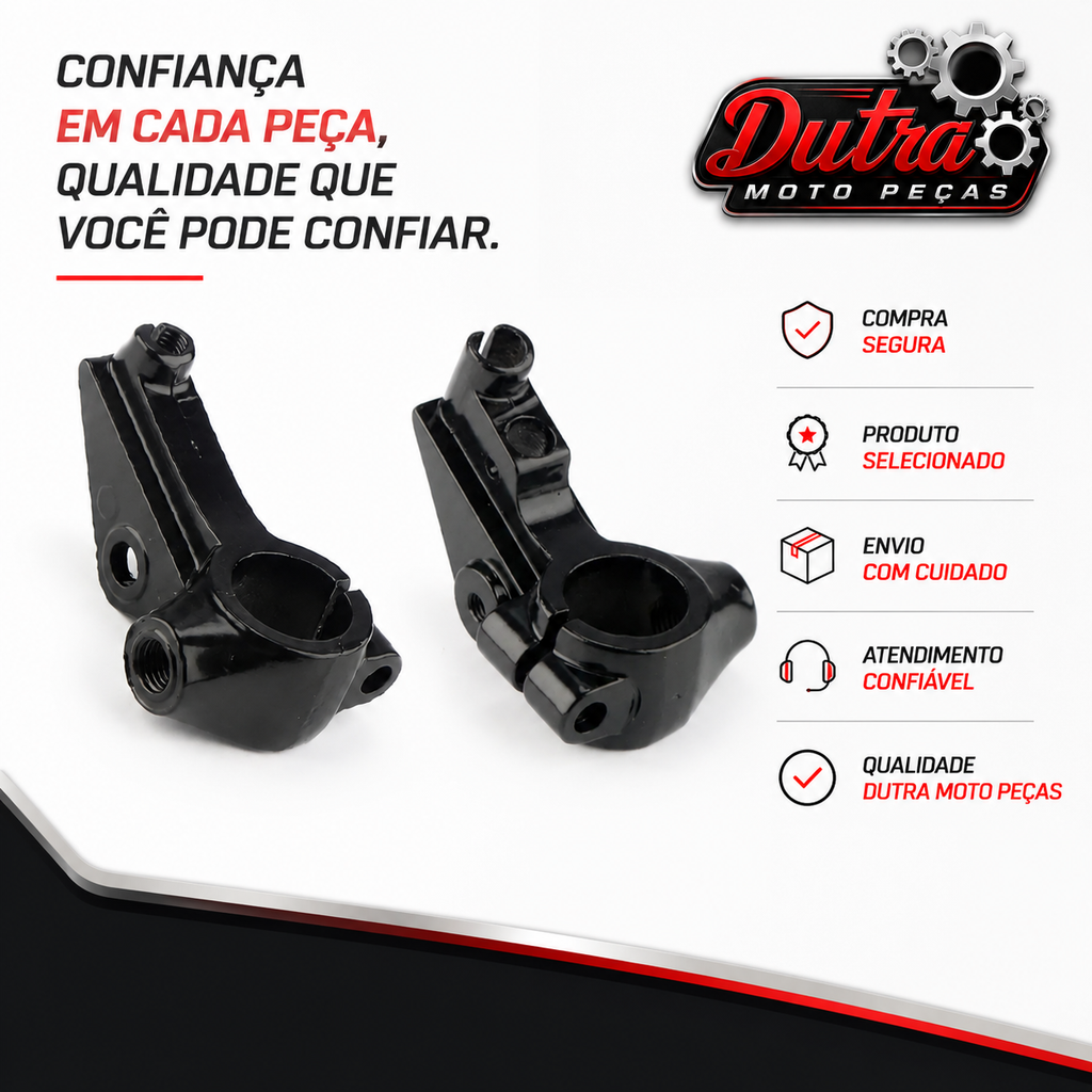 Par Manicoto Freio Embreagem Honda CG 125 150 Titan Fan KS Preto