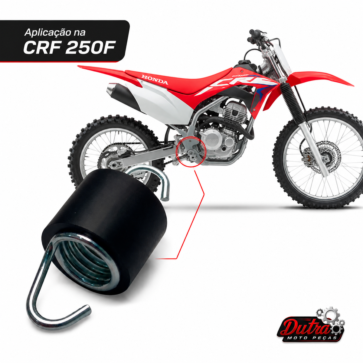 Mola Pedal De Freio Honda CRF 250F 2019 2020 2021 2022 Retorno Pedal