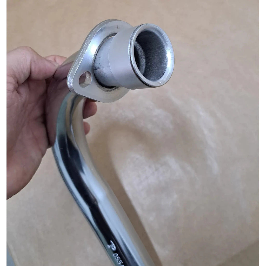 Escapamento Estralador Boca Latinha Titan 150 Esd 2004 Até 2008 Polimet Com Suporte