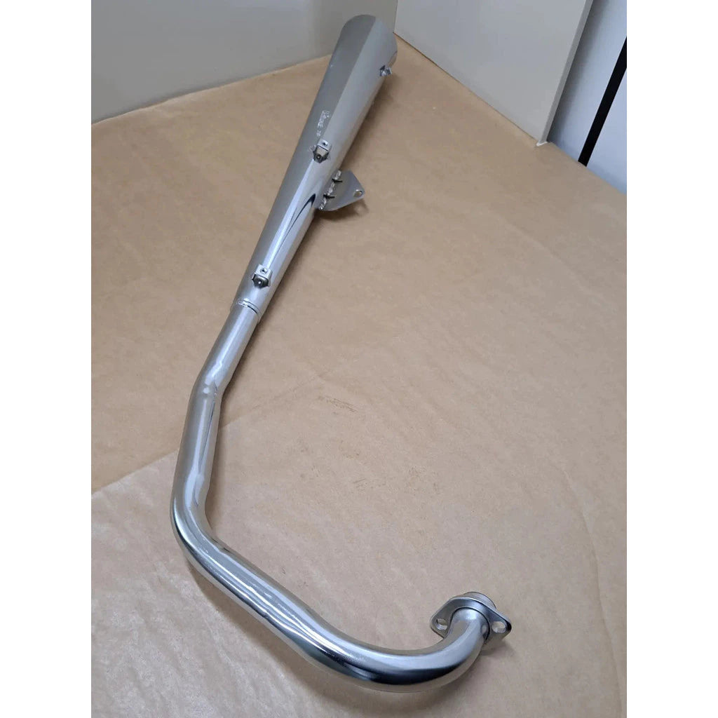 Escapamento Estralador Boca Latinha Titan 150 Esd 2004 Até 2008 Polimet Com Suporte